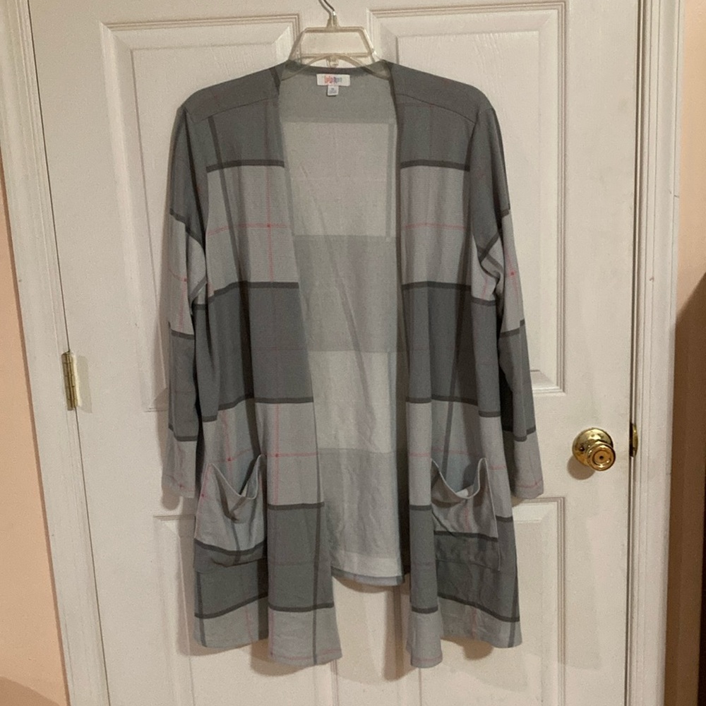 Plaid LulaRoe Caroline Cardigan